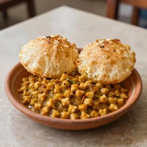 Chole Bhature Table