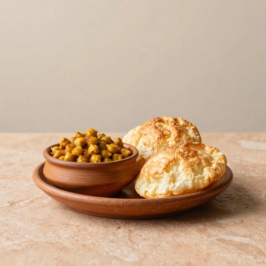 Chole Bhature Plate